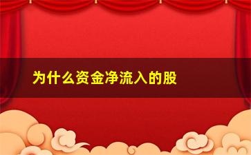 “为什么资金净流入的股票会涨(资金净流入负数